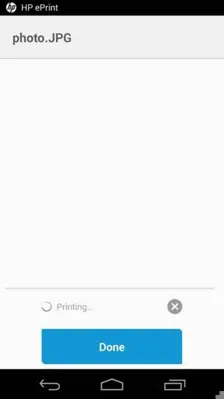 HP ePrint android App screenshot 0
